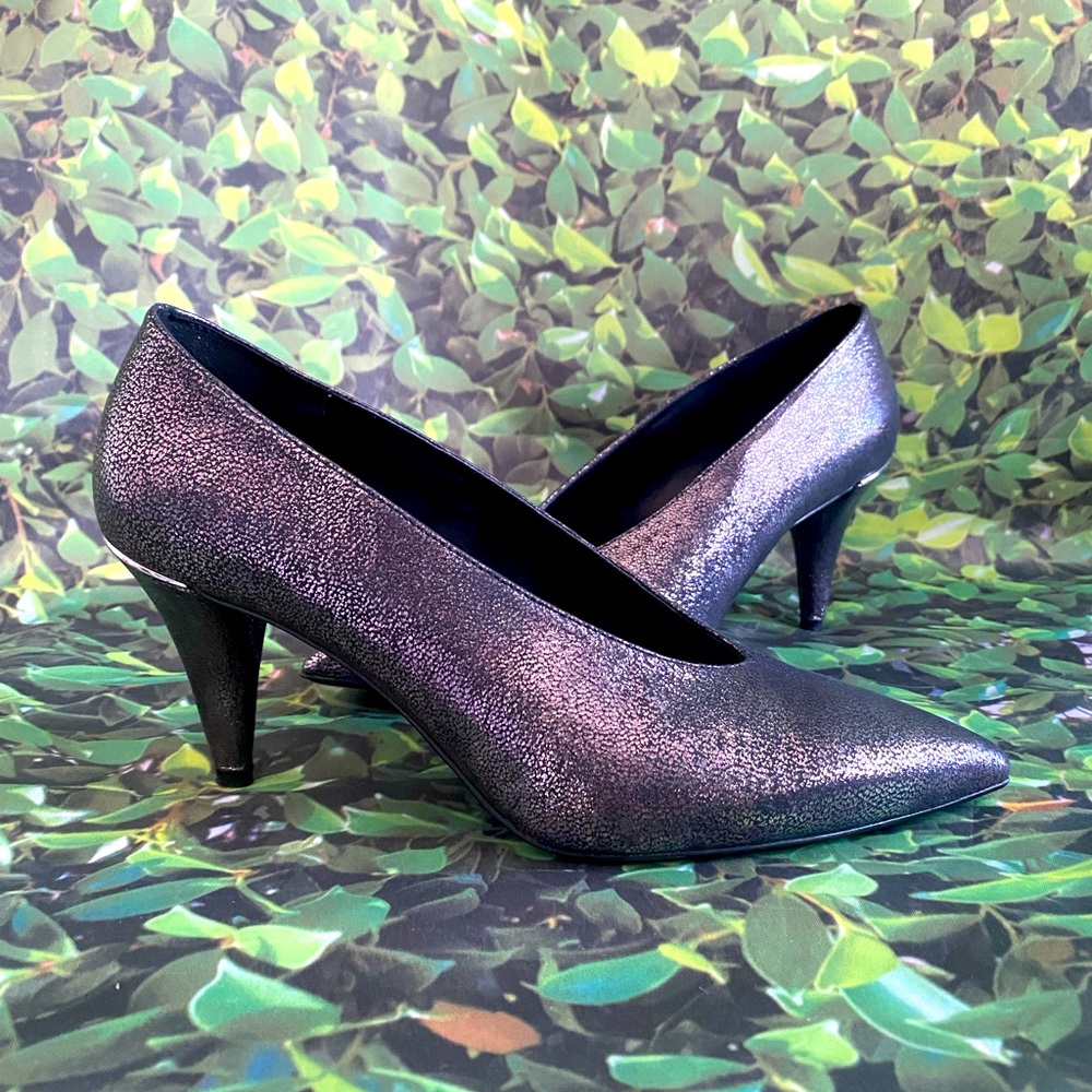 Michael Kors Closed Toe Metallic Heels